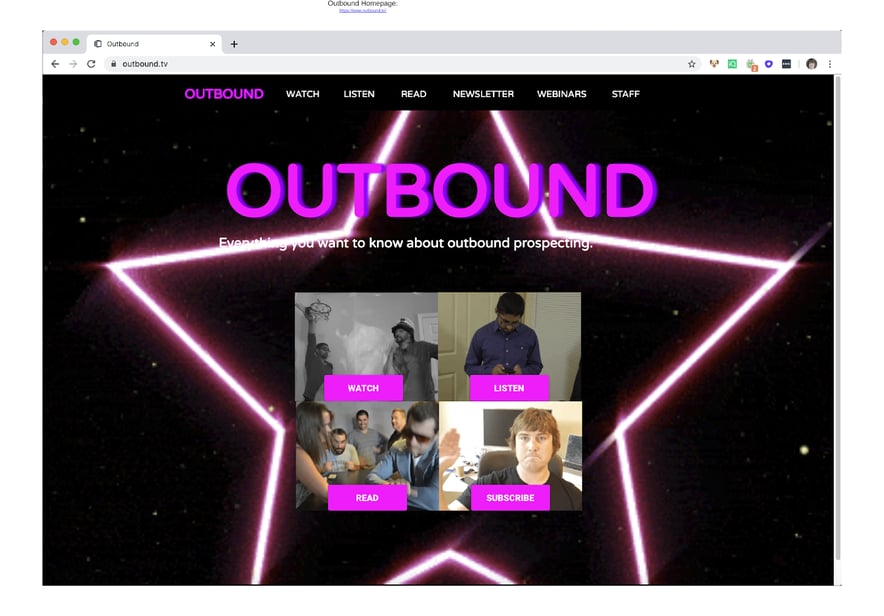 Showcasing Outbound.TV