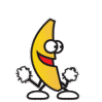 GIF of a dancing banana